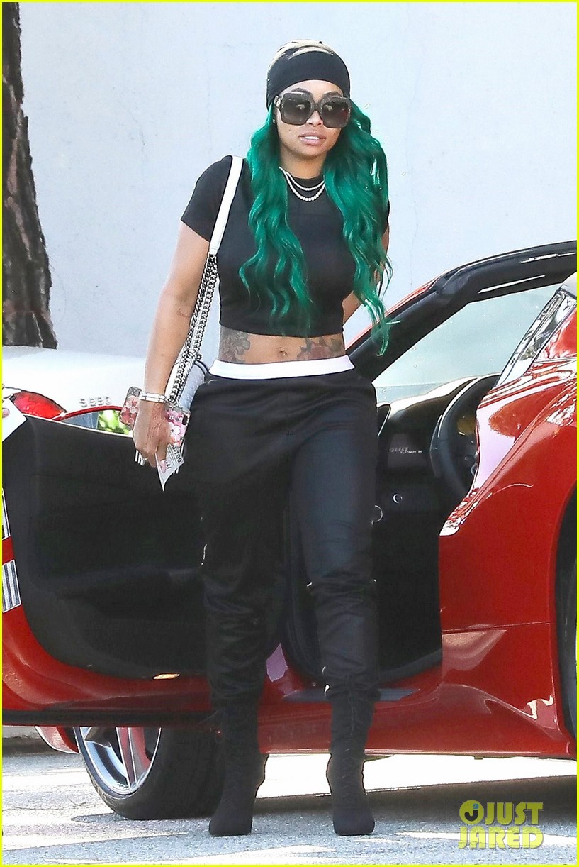 carl cooney recommends blac chyna green hair pic