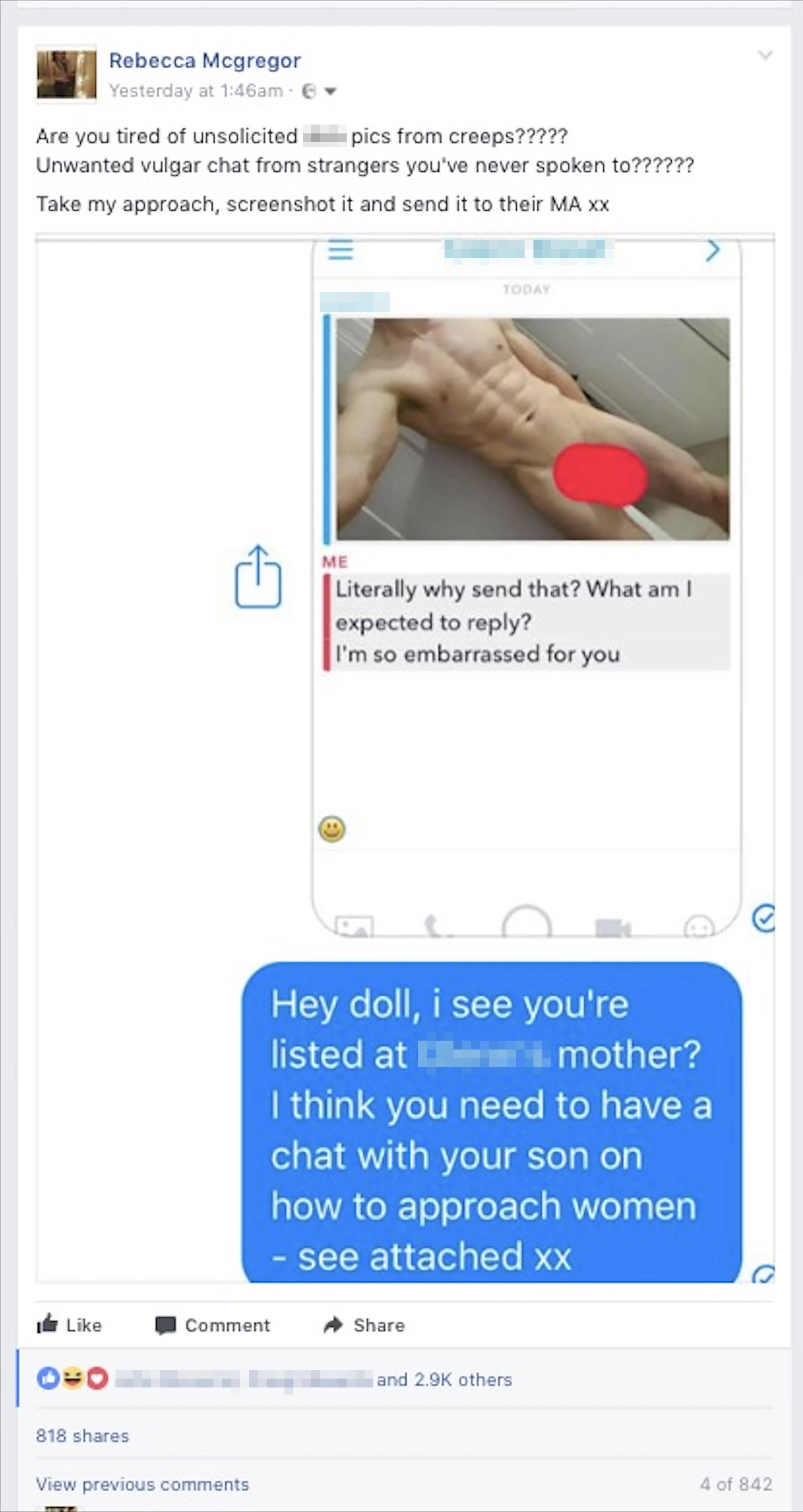 mom sends son nudes