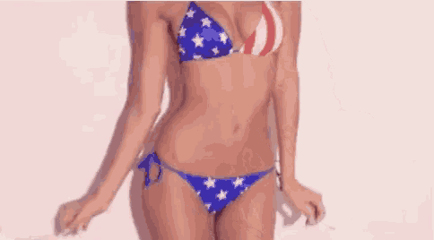 adam schaudenecker recommends american flag bikini gif pic