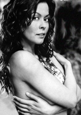 brooke burke black and white photos