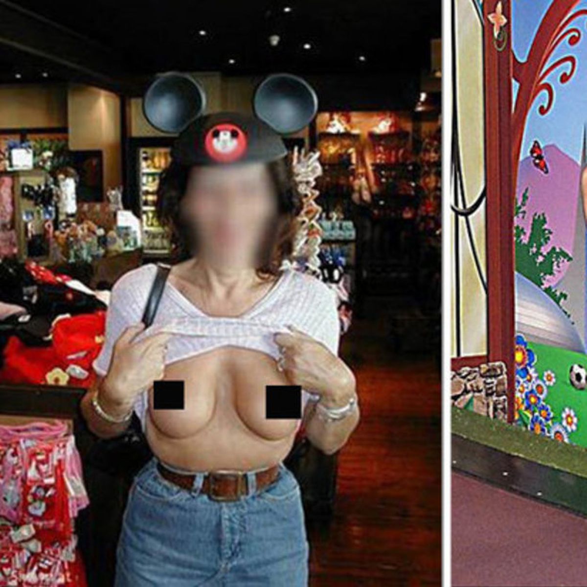 anjanette miller add nude at theme park photo