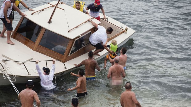 nude on boat pics