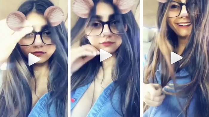 ammar black recommends mia khalifa snapchat pics pic