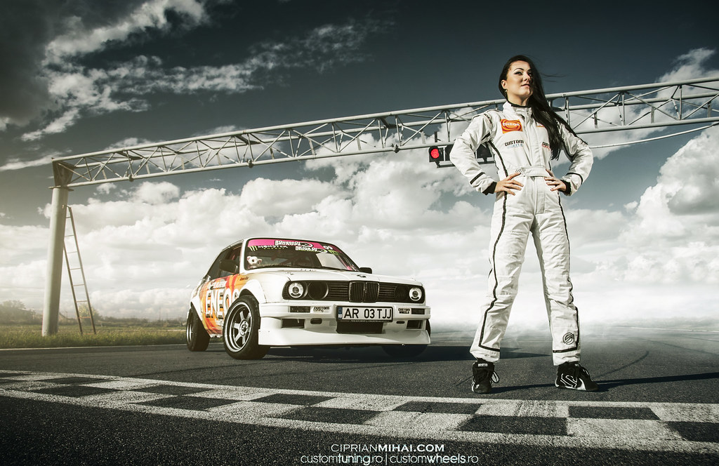 brandon ervin add photo girl drifting in car