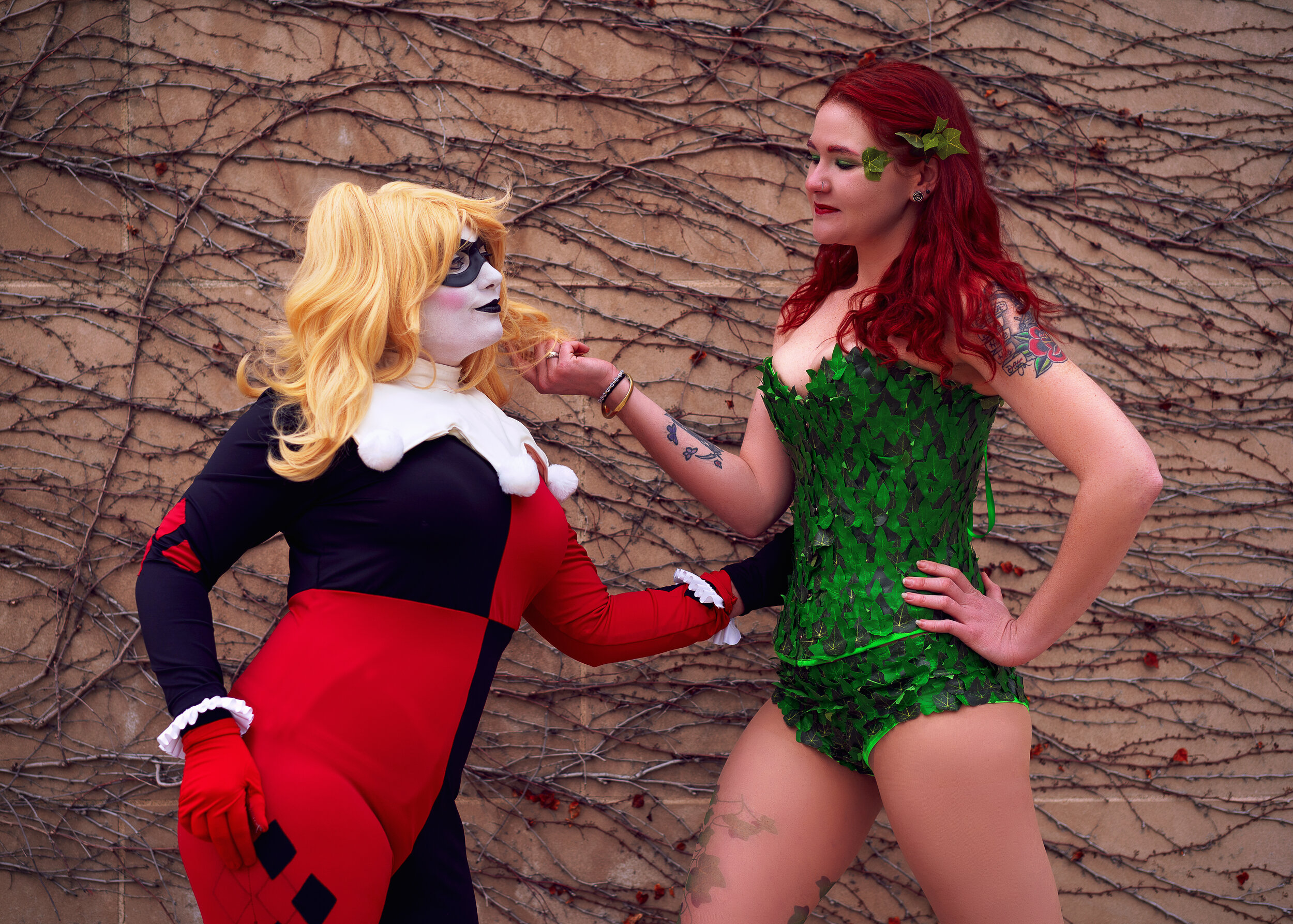 angelika rivera share harley and ivy cosplay photos