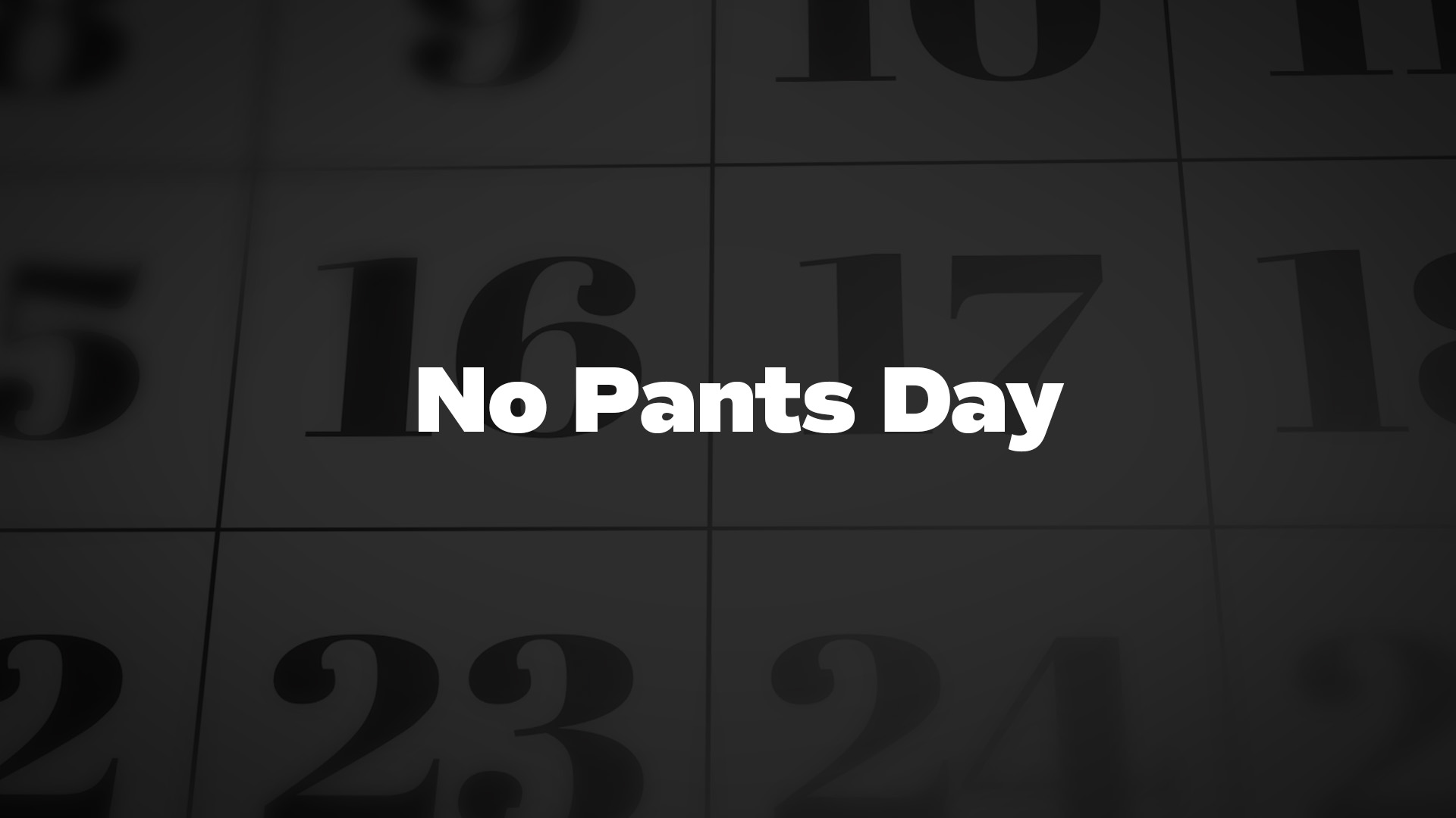 Best of National no panty day