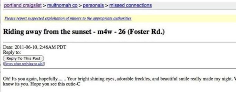 dean pryor recommends portland or craigslist personals pic